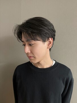 シエル バイ ケンジ 登戸 生田(CIEL by KENJE) 毛流れセンターパートマッシュウルフ秋冬ヘア