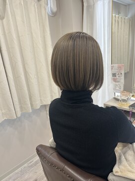 カミノワ(kaminowa) 白髪率50%おすすめヘア/神戸/三宮/脱白髪染め/白髪ぼかし