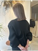 切りっぱなし×極細ハイライト