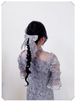 エクラヘアーズボウグループ(eclat hair’s BEAU group)&nbsp;韓国風ロマンティック玉ねぎ編み