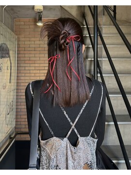 フーガヘアー 元住吉店(FUGA hair) ハーフアップカチモリアレンジ