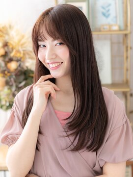 カバーヘア ブリス 大宮西口(COVER HAIR bliss) ストレートロング/チョコレートブラウン/ダークブラウン/艶髪g