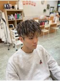 ソフト波巻きパーマ