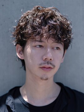 フィフス 大分(fifth) 大分シャドウパーマメンズカットラウンドマッシュツーブロック