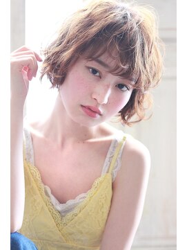 メーヴェ(Mowen) mowen前髪xセシルカットxココアブラウンxフリンジウェーブ