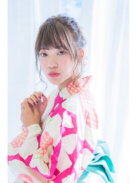 ヴァンクシー バイ ルナ(VANKCY by Luna) 【Neolive plus】ヘアセット#アップ#抜け感#浴衣#お団子#花火#夏