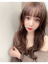 カームリーヘアー(calmLY HAIR) 前髪/アンブレラカラー/こなれミディ/イメチェン/ウェーブパーマ