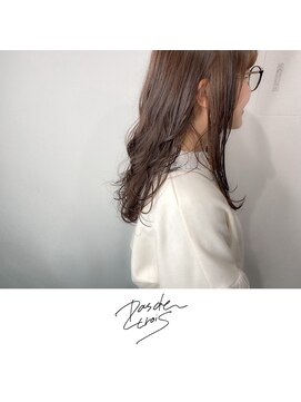 パドトロワ(Pas de trois) 新潟×シフォンベージュ×春ウェーブ×ロング