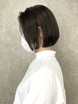 エリマ 調布(elima)&nbsp;ミニボブ　ショートボブ　イルミナカラーアッシュブラウン20代