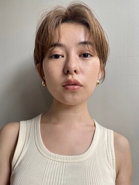 ブラウヘアアンドケア(care) ハイライト×ふんわりショート