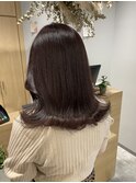 韓国styleフェイスレイヤーカット×ラベンダー