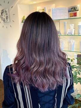ダブル アンダーバー サロン(W_SALON) ピンクバイオレット