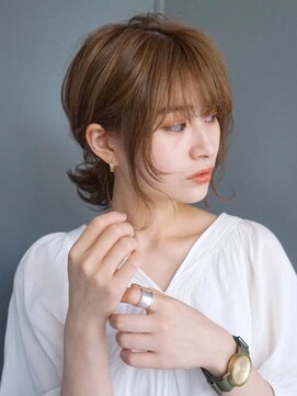 アイティー バイ アルバム 浦和店(IT by ALBUM) ボブアレンジ_ショコラベージュボブルフベビーバング_38720