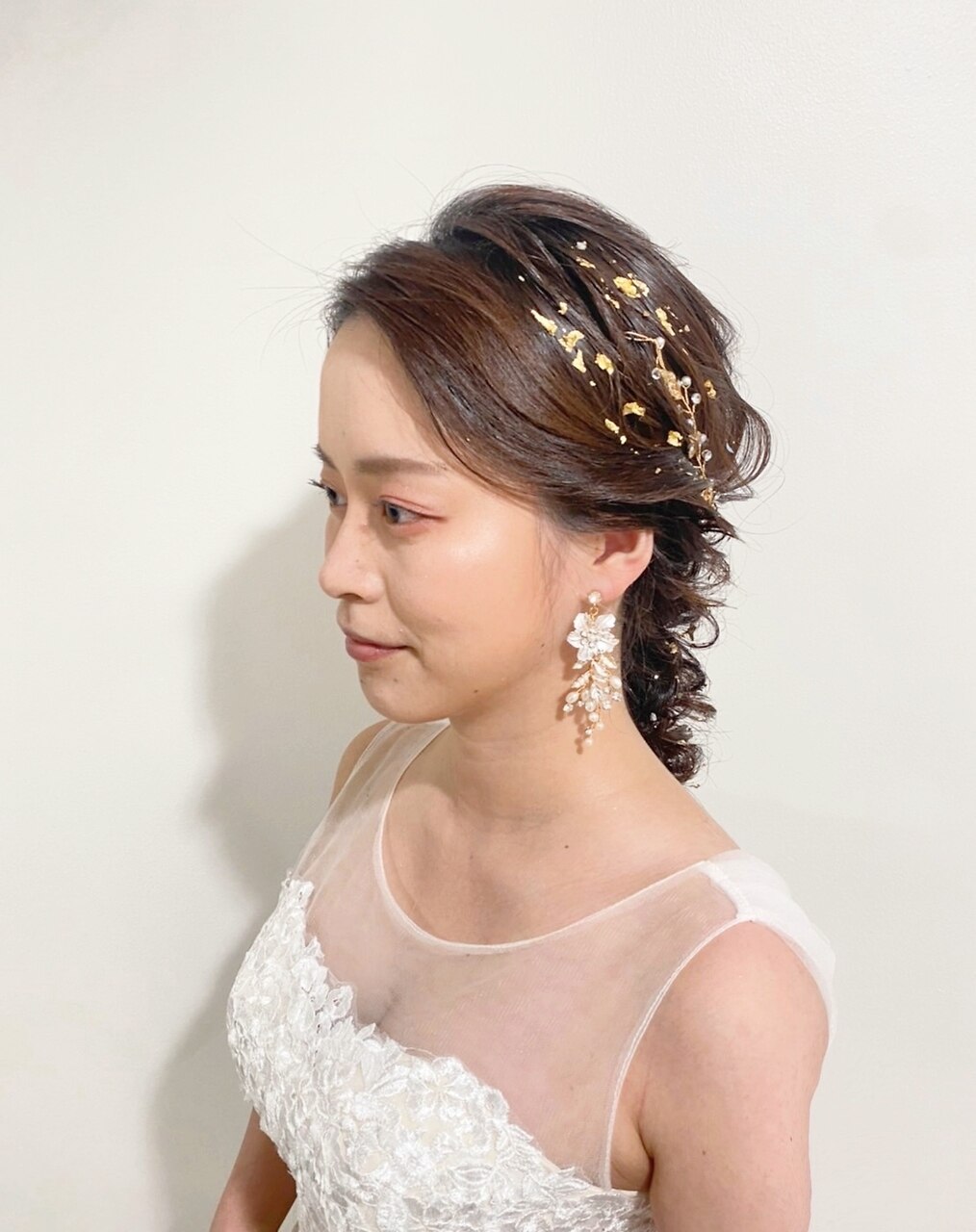 金箔×ラメワックス1000円～ヘアセット☆編みおろし＊：L165182747