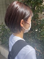 アンドティ ヘア 東久留米店(&.T HAIR)&nbsp;カシスブラウン/コンパクトショート/ショートボブ
