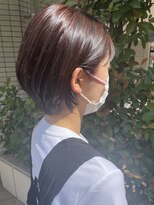 アンドティ ヘア 東久留米店(&.T HAIR) カシスブラウン/コンパクトショート/ショートボブ