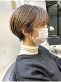 似合わせカット 大人マッシュショート