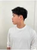 メンズラフショートパーマ