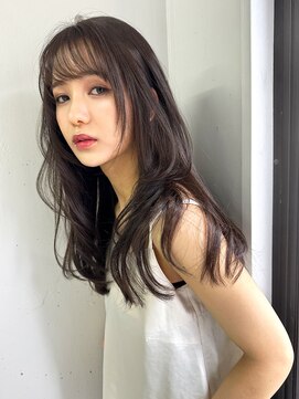 ロゼ 新大宮(ROSE) 【ROSE】ダークアッシュ＿暗髪＿ゆるふわ巻きロング