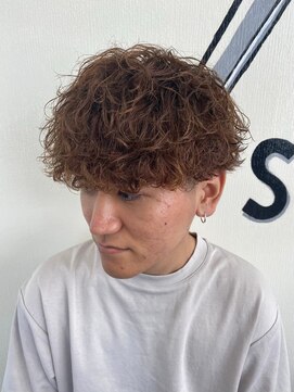 ミオ ゾーン(Mio'' ZONE) 東大阪長瀬メンズ専門美容室ZONE波巻きマッシュパーマ