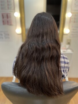 ミヤコウシティ美容室 ロングストレート