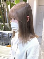 サンクプロジェクト(cinq PROJECT)&nbsp;ミルクティーベージュダブルカラーケアブリーチハイライト