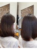 髪質改善ストレート