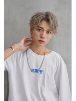 メンズ サロン ドット トウキョウ 町田店(men's salon dot. tokyo)&nbsp;【小柳裕夢】グレージュ×センターパート