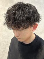 メンズココ 清澄白河店(MENS COCO)&nbsp;ツイストスパイラルパーマメンズパーマ波巻きパーマツーブロック