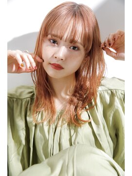 リノナ(Linona) ☆小顔効果カット インナーカラー グレーベージュ 髪質改善 韓国