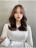 艶髪レイヤーくびれミディアムヘアー(新潟/万代)
