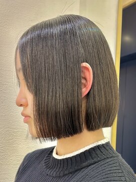 ロンドアベニール 北千住(Lond avenir) 地毛風ストレートボブ☆美髪ボブ/美髪縮毛矯正[北千住]
