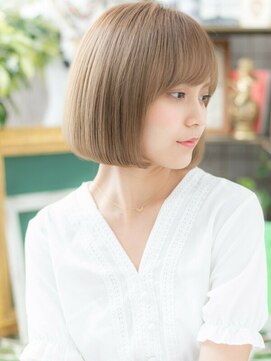 カバーヘア ブリス 大宮西口(COVER HAIR bliss) ■斜めバングフレンチガーリー前下がりボブ52★大宮10代20代30代