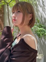 ココ なかもず店(COCO)&nbsp;レイヤーカット/ボブ/髪質改善/チェリーブラウン