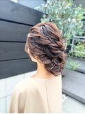 外国人風ルーズアップヘア♪