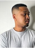 ボウズフェードバーバースタイルおしゃれボウズ
