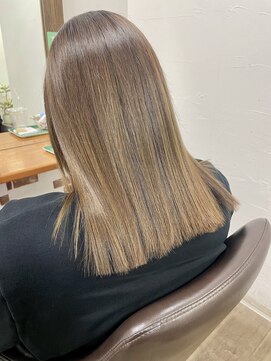 美容室 カノン(Kanon) リタッチカラーと縮毛矯正