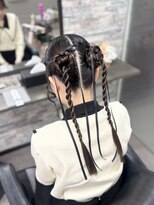 オズ 梅田店(OZ)&nbsp;タイトツインお団子×ロープ編みたらし♪♪