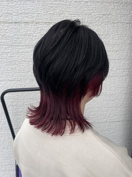 アーキヘアーカリス(archi hair charis) ショートウルフ×インナーカラー