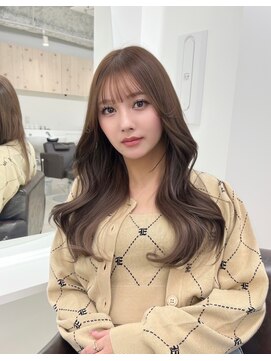 アメリ 新宿(Ameri) 大人っぽくびれ巻き×ナチュラルブラウン