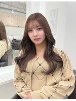 アメリ 新宿(Ameri) 大人っぽくびれ巻き×ナチュラルブラウン