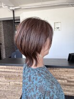 ヴァン カウンシル 王子(VAN COUNCIL) ミディアムウルフ　　白髪ぼかし/髪質改善/縮毛矯正/ハイライト/