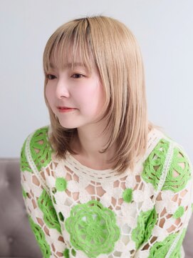 ココ なかもず店(COCO) レイヤーカット/ボブ/髪質改善/小顔/ココアベージュ