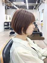 トト 船橋店(toto.)&nbsp;☆くびれヘアハイライトカラーアプリコットオレンジウルフ[船橋]