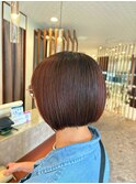 抜け感ボブスタイル