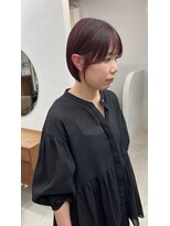 ライカ(laica) 顔まわりデザインカット×ミニボブ