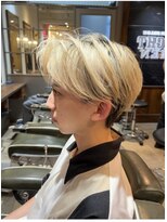 メンズサロン EIGHT MEN 北千住店【エイト】 ブロンドセンターパート