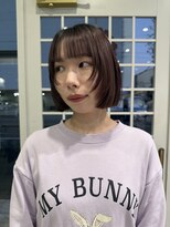 ダイアモンドリリーキートス(Diamond Lily kiitos)&nbsp;着物ヘア/ダークアッシュ/ミディアムレイヤーカット/一宮