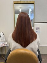 セブンルックス モカ 宇都宮鶴田店(7LOOKS mocha)&nbsp;ハイライト履歴を活かしたオレンジカラー