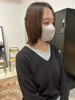 リンダ(LINDA)&nbsp;デザインボブ/透明感カラー/レイヤーボブ[札幌美容室LINDA]
